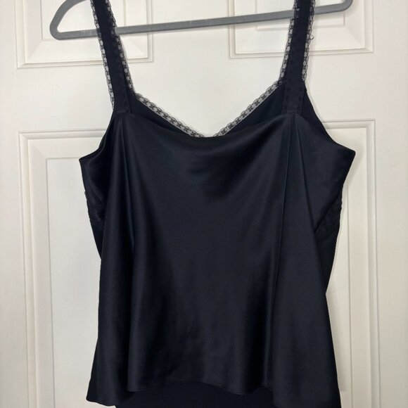 Anne Taylor Tank Black Sz 14 - Picture 3 of 3